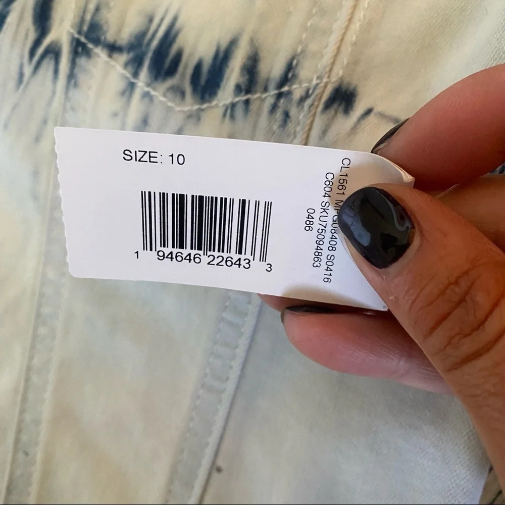 NWT Justice Girls Jean Jacket Size 10